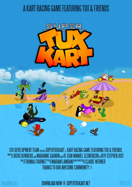 Poster Supertuxkart